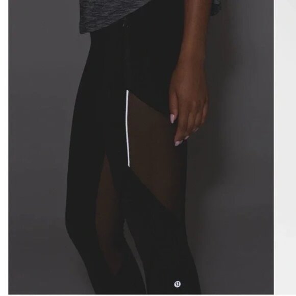 LULULEMON - Rush Hour 21" Crop Black Size 10 - Picture 11 of 11
